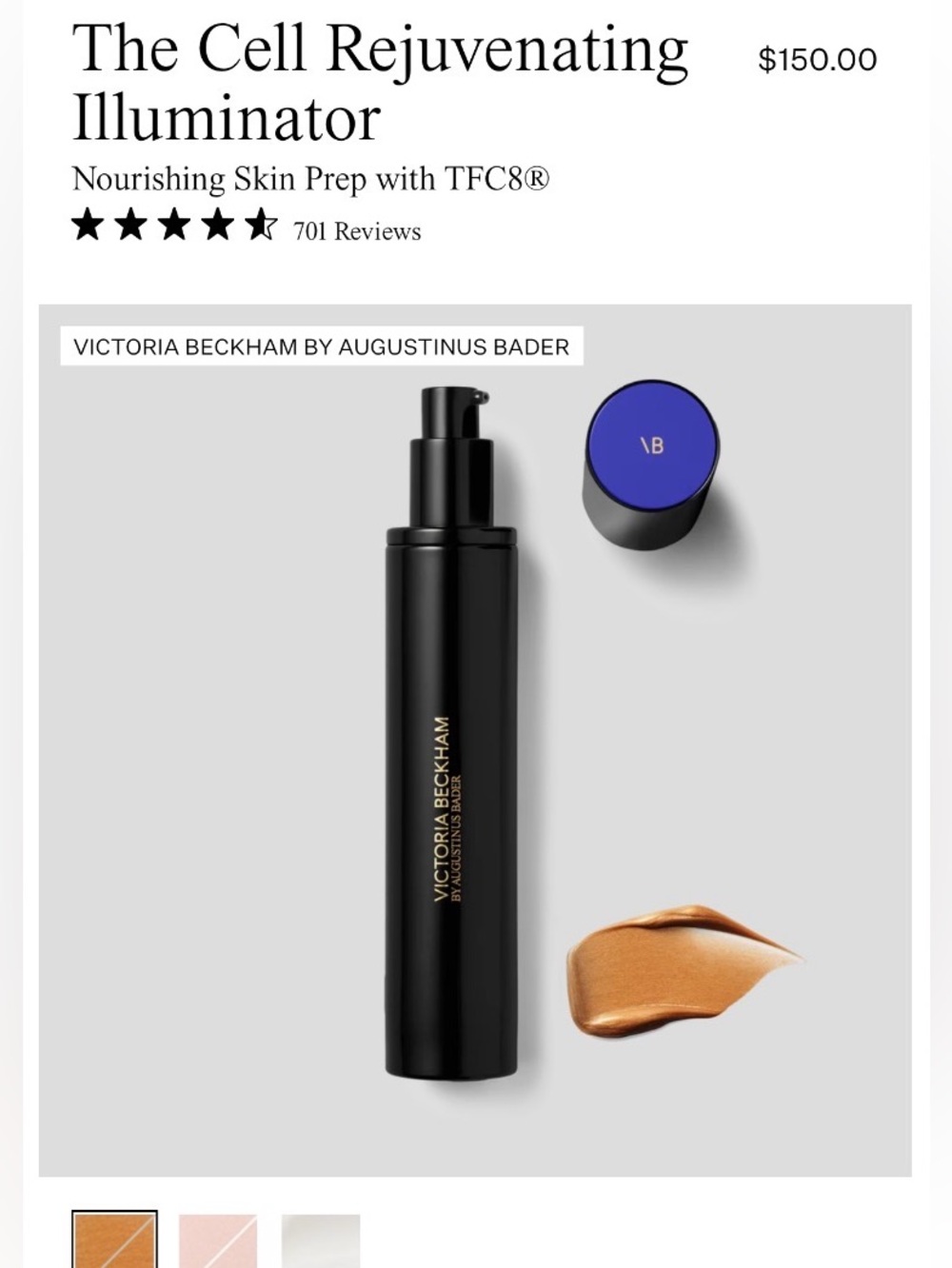 Brand new! Cell Rejuvenating Illuminator Nourishing Skin Prep with TFC8®